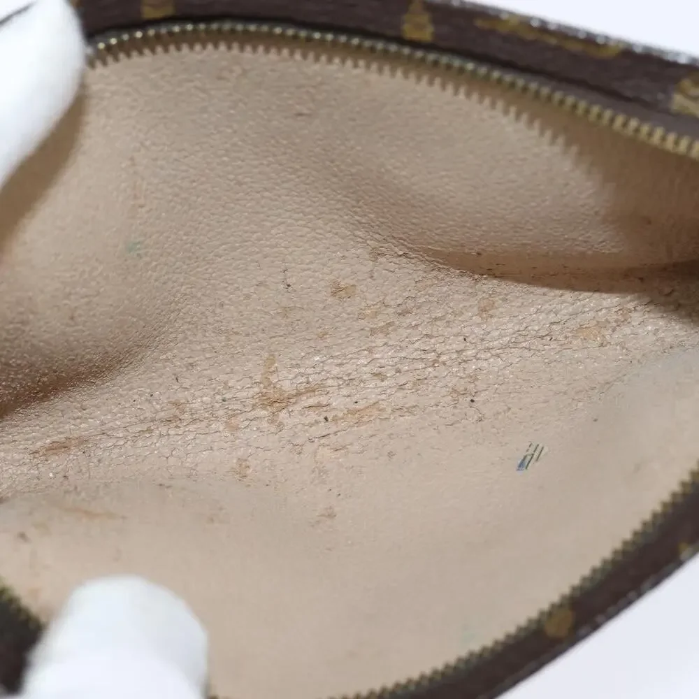 Louis Vuitton Monogram Bucket PM Accessory Pouch Brown